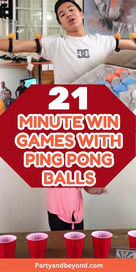 ping pong ball games|21 Creative Minute to Win It Games With Ping Pong Balls.